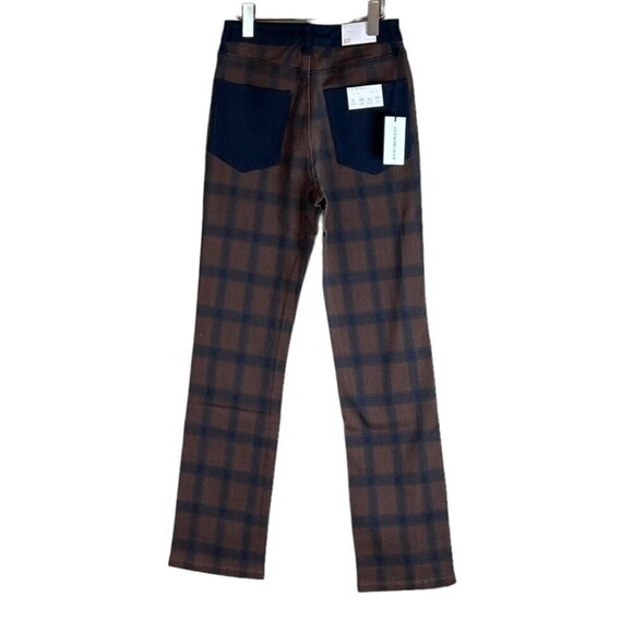 Weworewhat Women's Color Block Icon Jean Brown Navy Size 26 NWT - Picture 5 of 9